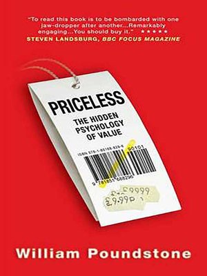cover image of Priceless: the Hidden Psychology of Value